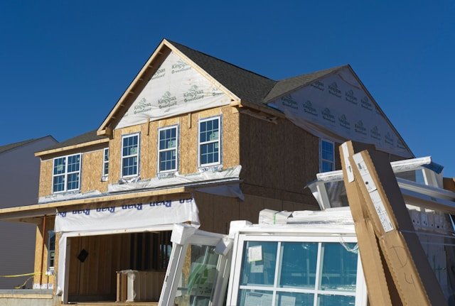 A house being built showing the importance of contractor lead generation services