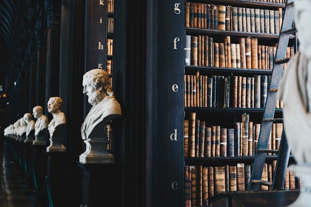 A library that shows the need for law firm lead generation